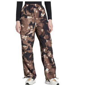 NEW DSG Women's XL Cyber Camo Brown Parachute Pants MSRP $50
